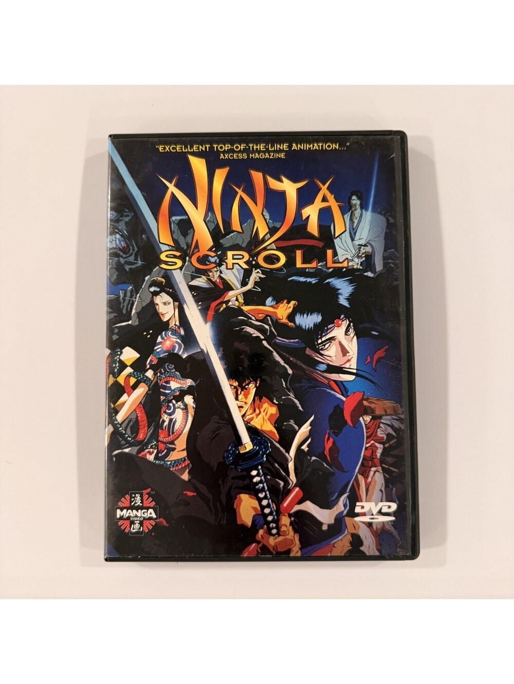 Ninja Scroll DVD 1998 Japanese Anime Classic Vintage Manga Video Rare Original